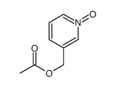 ACETIC ACID 1-OXY-PYRIDIN-3-YLMETHYL ESTER 结构式