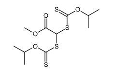 2,2-双-(异丙基黄原酸基)乙酸甲酯 结构式