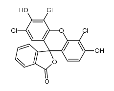 2',4',5'-三氯荧光素 结构式
