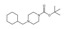 4-环己基甲基-哌嗪-1-羧酸叔丁酯 结构式