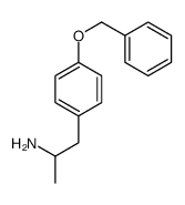 1-(4-苄氧基苯基)丙-2-胺 结构式