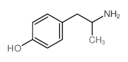 4-(2-氨基丙基)苯酚 结构式