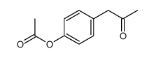 1-[4-(乙酰氧基)苯基]-2-丙酮 结构式