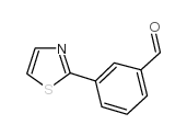 3-(1,3-噻唑-2-基)苯甲醛 结构式