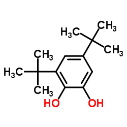 3,5-二叔丁基苯邻二酚 结构式