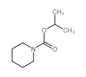 哌啶-1-羧酸异丙酯 结构式