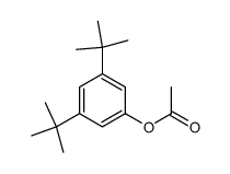 3,5-二叔丁基苯酚乙酸酯 结构式