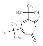 3,5-二叔丁基氧杂环庚三烯-2,7-二酮 结构式