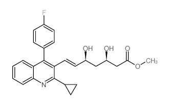 匹伐他汀甲酯 结构式