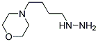 1-(4-吗啉基丁基)肼 结构式