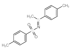 Benzenesulfonamide,4-methyl-N-[methyl(4-methylphenyl)-l4-sulfanylidene]- 结构式