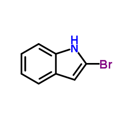 2-溴吲哚 结构式