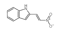 2-(2-硝基乙烯基)-1H-吲哚 结构式