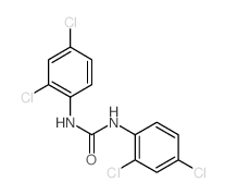 N,N'-二(2,4-二氯苯基)脲 结构式
