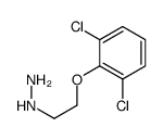 2-(2,6-二氯苯氧基)乙基肼 结构式