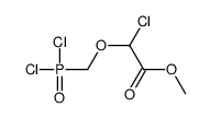 氯(二氯膦酰)甲氧基乙酸甲酯 结构式
