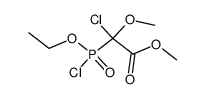 2-氯-2-(氯乙氧膦酰基)-2-甲氧基乙酸甲酯 结构式