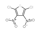 2,5-二氯-3,4-二硝基噻吩 结构式