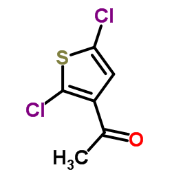 3-乙酰基-2,5-二氯噻吩 结构式