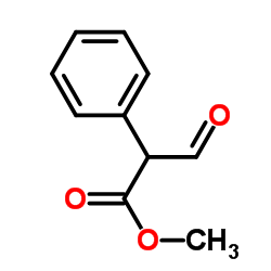 α-甲酰基苯乙酸甲酯 结构式