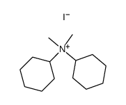 N,N-二甲基二环己基碘化铵 结构式