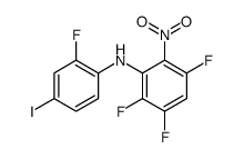 2,3,5-三氟-N-(2-氟-4-碘苯基)-6-硝基苯胺 结构式