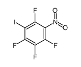 1,2,3,5-四氟-4-碘-6-硝基苯 结构式