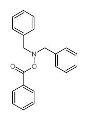 O-苯甲酰基-N,N-二苄基羟胺 结构式