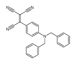 2-[4-(二苄基氨基)苯基]乙烯-1,1,2-三腈 结构式