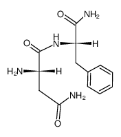 L-天冬氨酰-L-苯丙氨酰胺 结构式