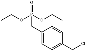 二乙基[4-(氯甲基)苄基]膦酸酯 结构式