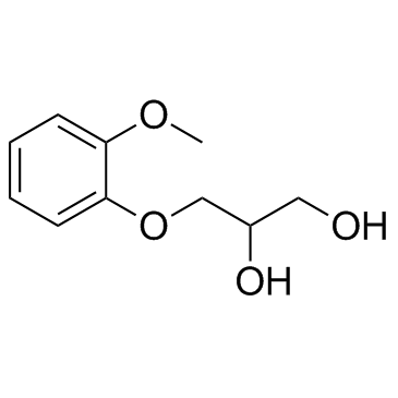 愈创甘油醚 结构式