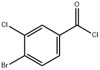 4-溴-3-氯苯甲酰氯 结构式