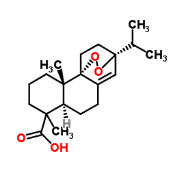 9,13-表二氧基松香-8(14)-烯-18-酸 结构式