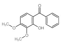 (2-Hydroxy-3,4-dimethoxyphenyl)phenylmethanone 结构式