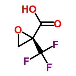 2-(三氟甲基)-2-(2S)-环氧乙烷羧酸 结构式