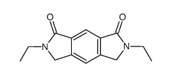 2,3,5,6-四氢-2,6-二乙基苯并[1,2-c:4,5-c']二吡咯-1,7-二酮 结构式