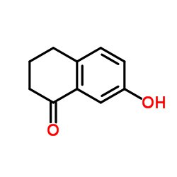 7-羟基-3,4-二氢-2H-1-萘酮 结构式