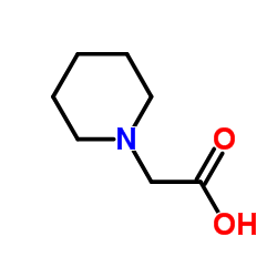 1-哌啶基乙酸 结构式