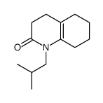 1-(2-甲基丙基)-3,4,5,6,7,8-六氢喹啉-2-酮 结构式