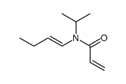 N-(1-丁烯-1-基)-N-异丙基丙烯酰胺 结构式