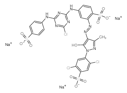 活性嫩黄K-6G 结构式