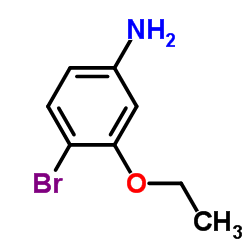 3-乙氧基-4-溴苯胺盐酸盐 结构式