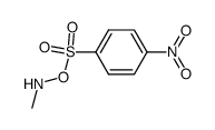 4-硝基苯磺酸甲胺酯 结构式