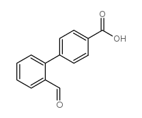 2'-甲酰基-[1,1'-联苯]-4-羧酸 结构式