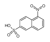 5-硝基-2-萘磺酸 结构式