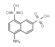 4-氨基萘-1,7-二磺酸 结构式