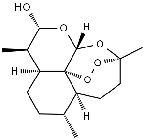 α-双氢青蒿素 结构式