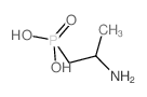 2-氨基丙基膦酸 结构式