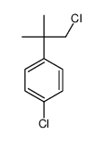 1-氯-4-(2-氯-1,1-二甲基乙基)苯 结构式